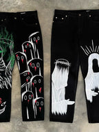American Retro Hiphop Boyfriend Jeans
