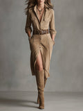 | Suede Dress