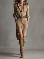 | Suede Dress