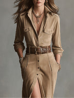 | Suede Dress