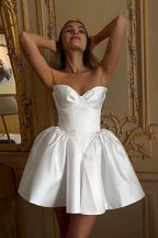 French Style Sweetheart Neckline A-Line Party Dress