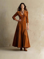 Velvet Swing-style Maxi Dress