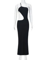 Hollow Out Showing Off Waist And Back Camisoles Maxi Dresses