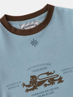 BADBLOOD Lion Sports Color Matching T-shirts