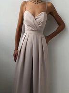 Camisoles Waist Straight-fit Jumpsuits