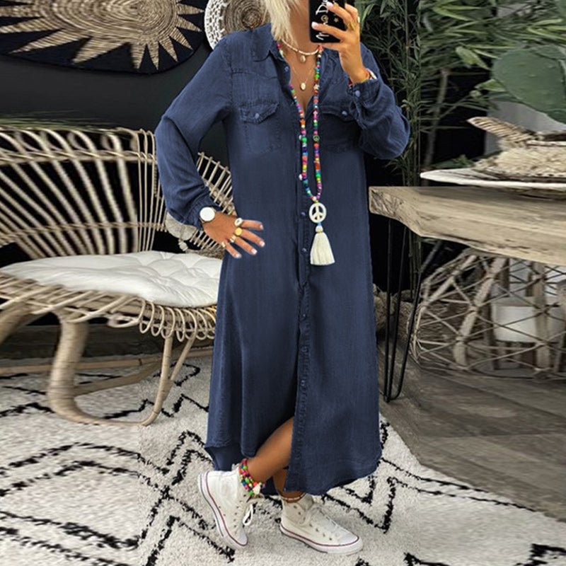 | Comfortable Denim Dress