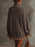 Janice | Ruffled Knit Dress