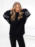 Autumn Women's Letter Hoodie Jackets
