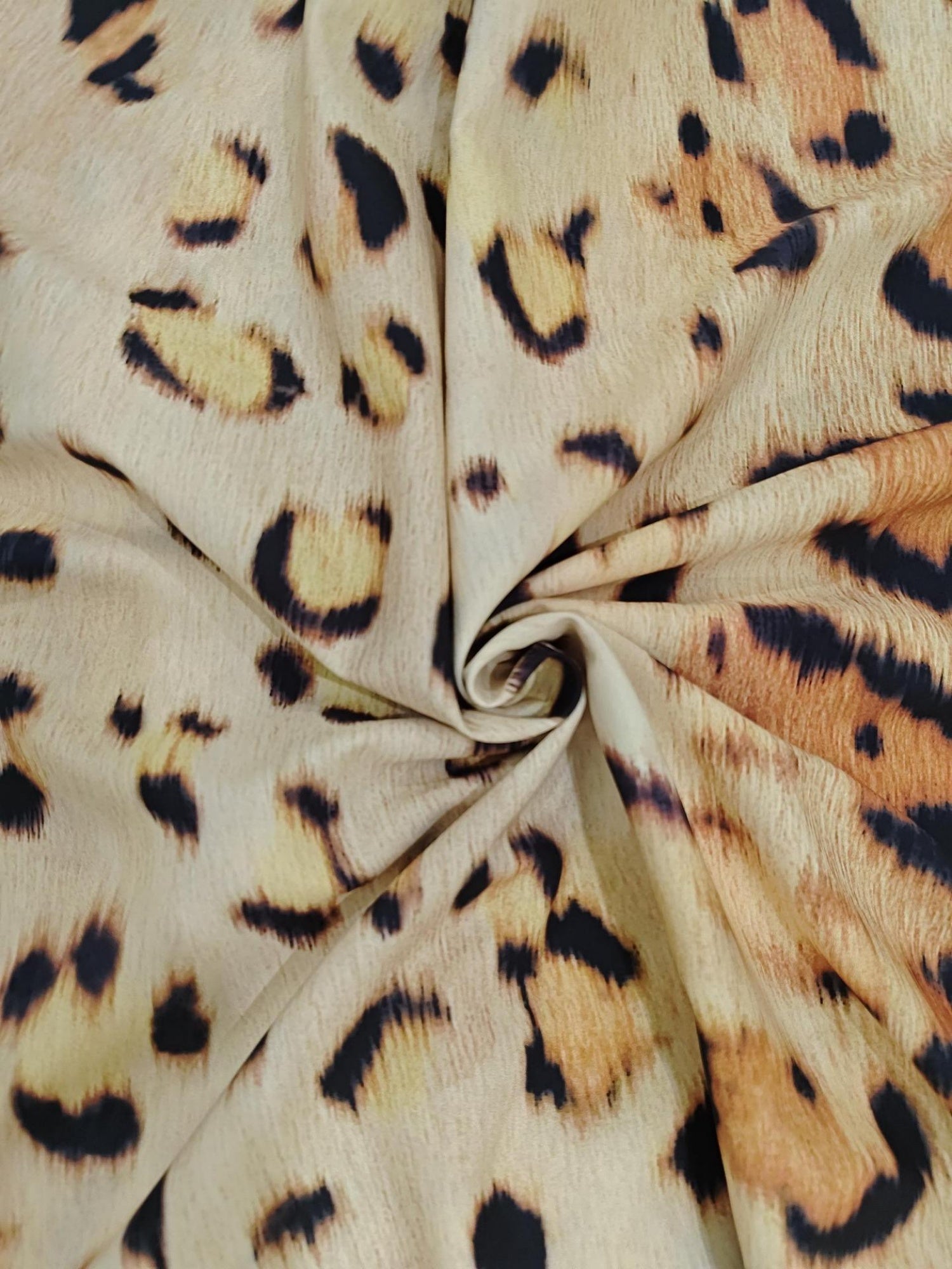 Leopard Print Spaghetti Strap Waist Maxi Dresses