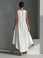 Liora | Linen Sleeveless Midi Dress