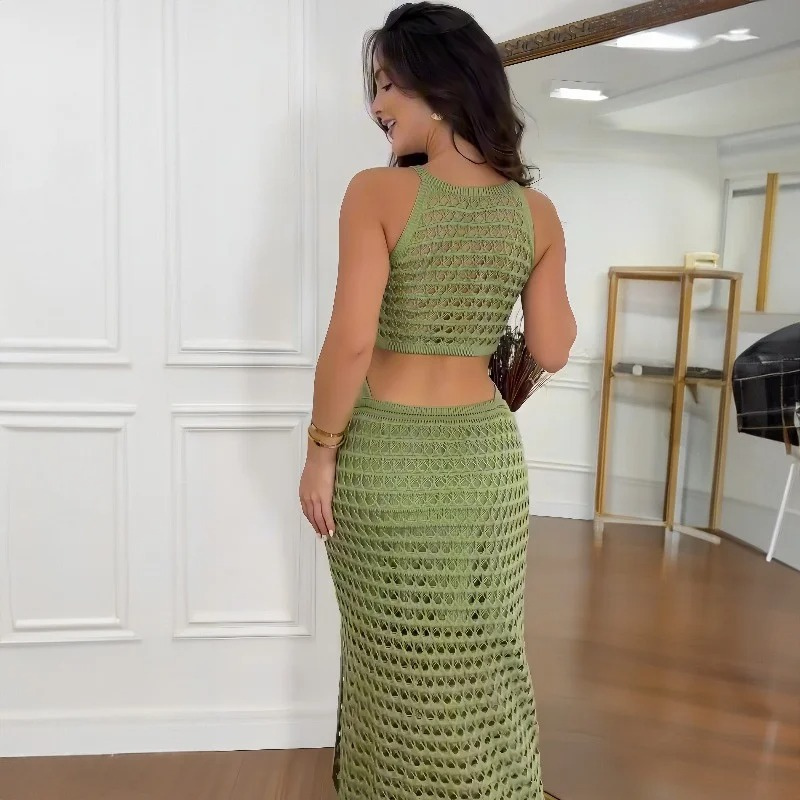 Alexia Exclusive Knitted Summer Dress Evening Wear Edit