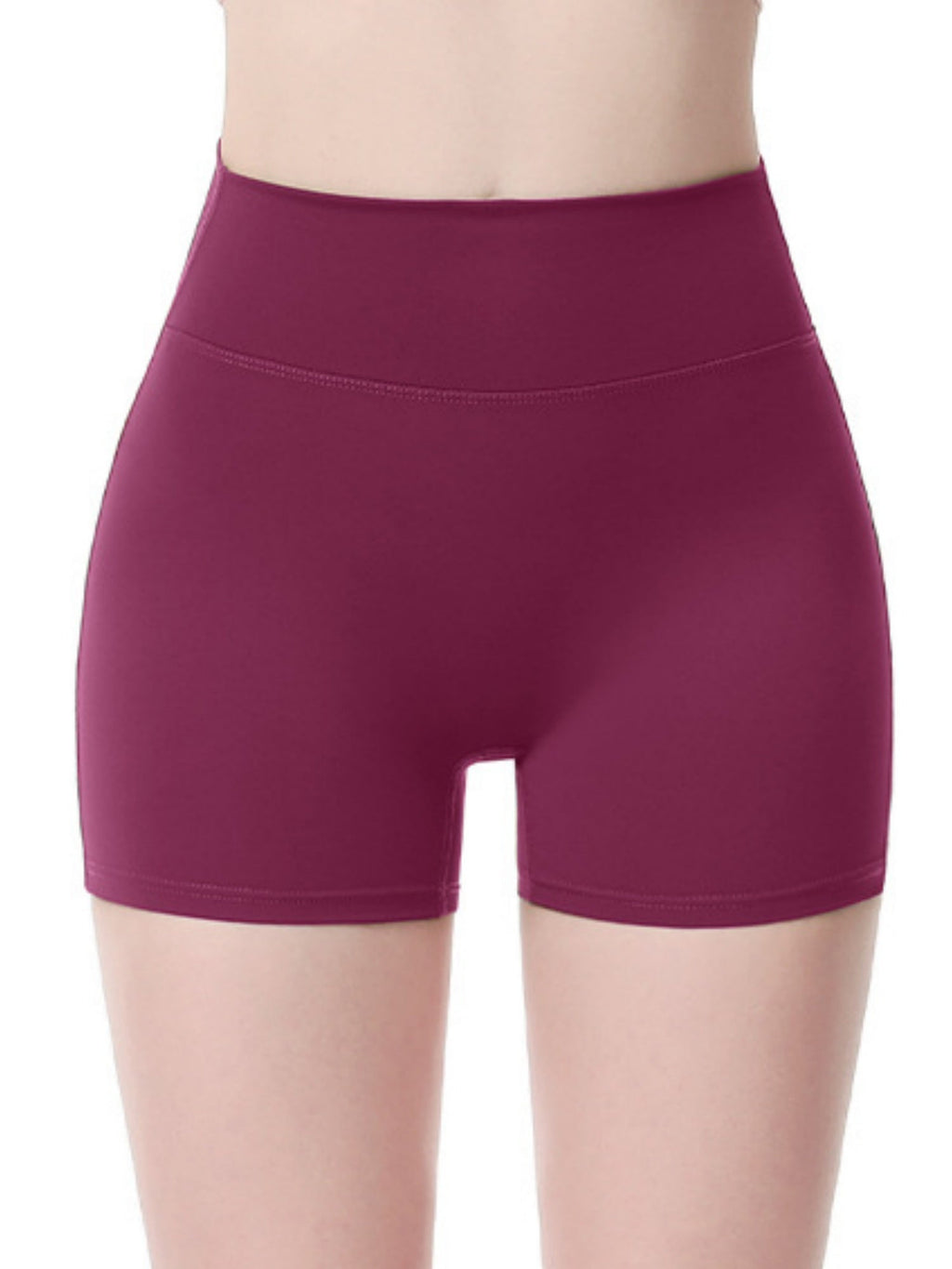 Bare-feel Pocket High-waisted, Tummy-flattening, And Butt-lifting Yoga Shorts