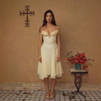 3D Flowers Bandage Slit Formal Dress Maxi Dresses
