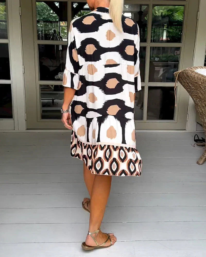 Ilona Statement Casual Dress Elevated Occasion Wear