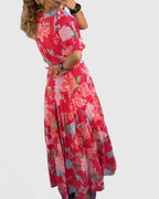 Sabrina | Floral V-neck Dress