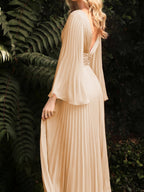 Temperament Grace V-neck Parties Maxi Dresses