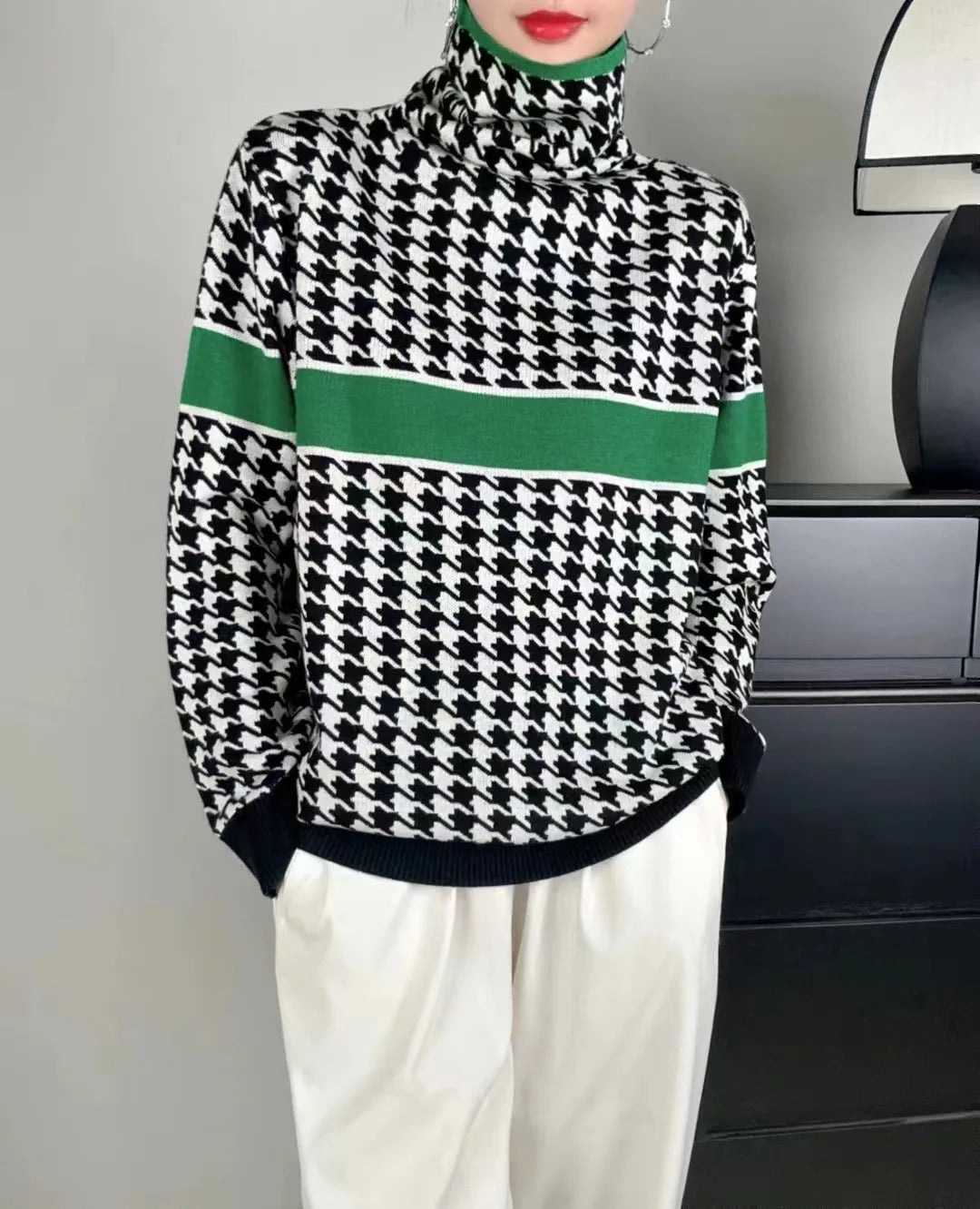 | Elegant turtleneck sweater