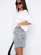 Pocket Washed Straight-fit Jeans