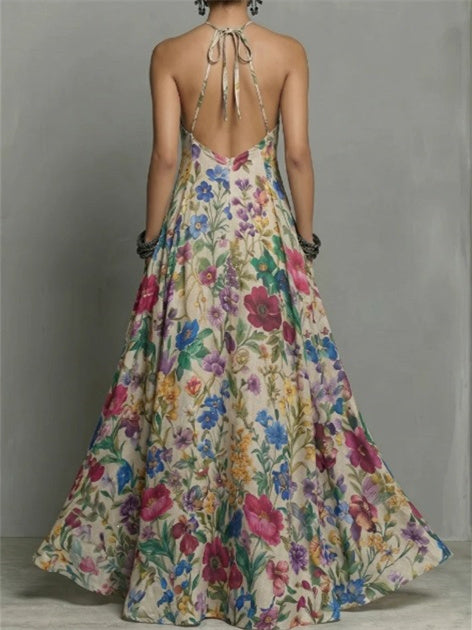 Floral Print Midi Dress