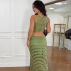 Brianna Timeless Knitted Summer Dress Evening Wear Edit