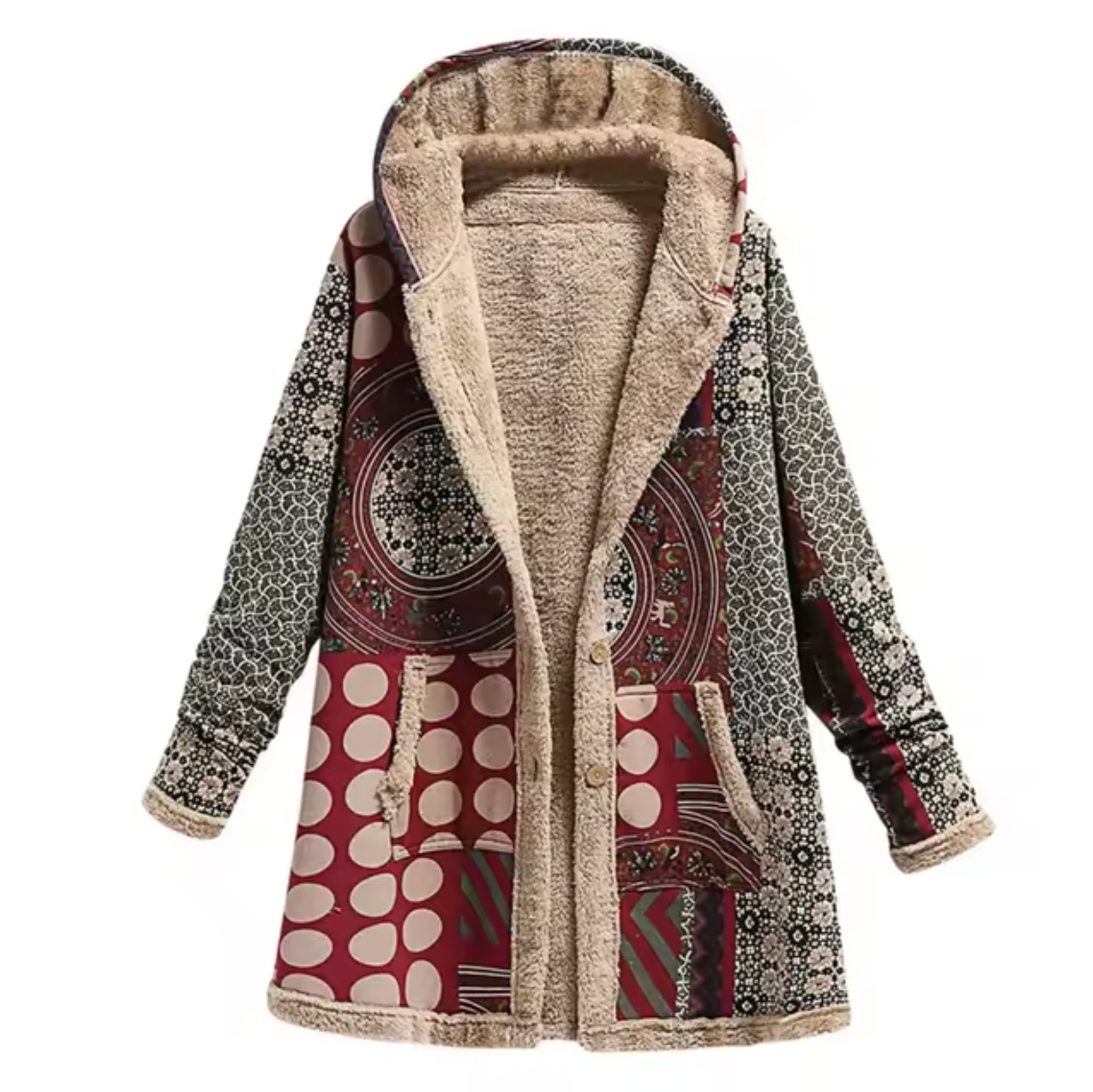 | Cotton winter jacket with hood