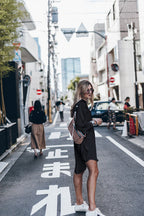 Button Front Collar Long Sleeve Rolled Cuff Shirt Mini Dress