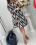 Amparo Effortless Printed Dress Premium Wardrobe Essential