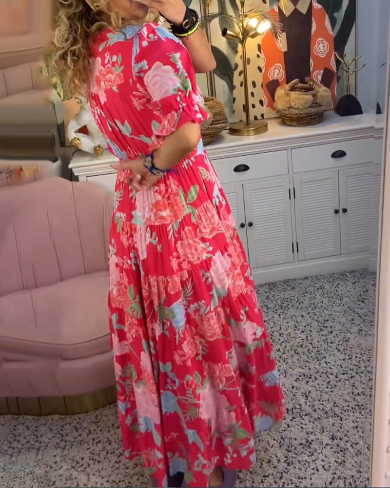 Sofia Exclusive Dress with Floral Enchantment Boutique Collection