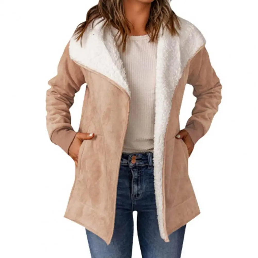 | Plush coat in winter color