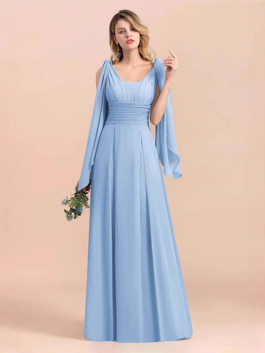 Ribbon Waist Parties Bridesmaid Grace Maxi Dresses