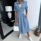 Penelope Exclusive Denim Dress for Women Boutique Collection