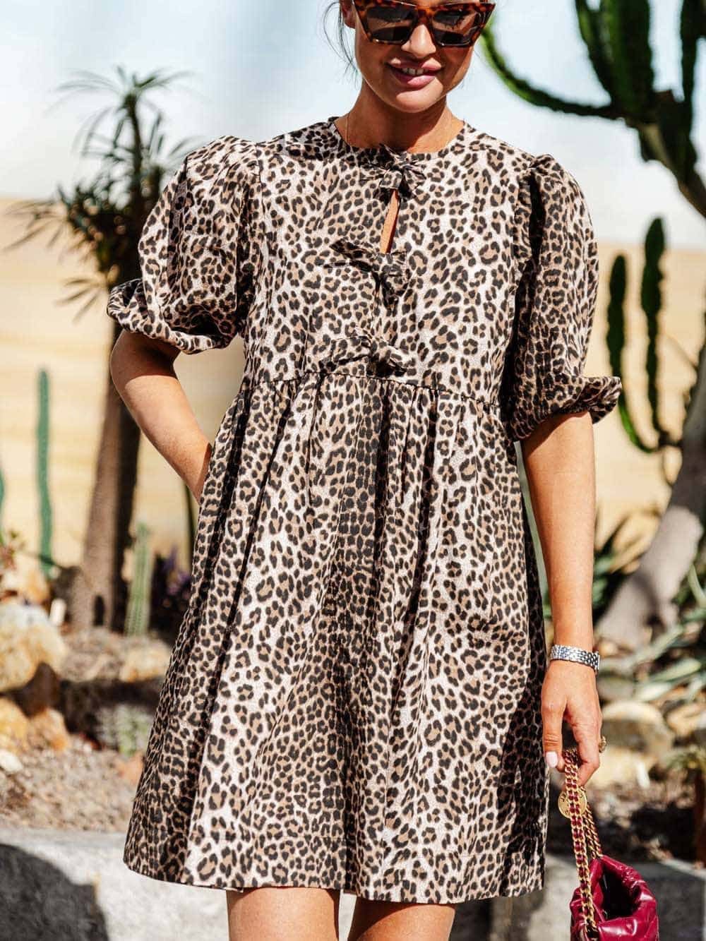 Alessandra Timeless Leopard Dress Everyday Luxe Edit