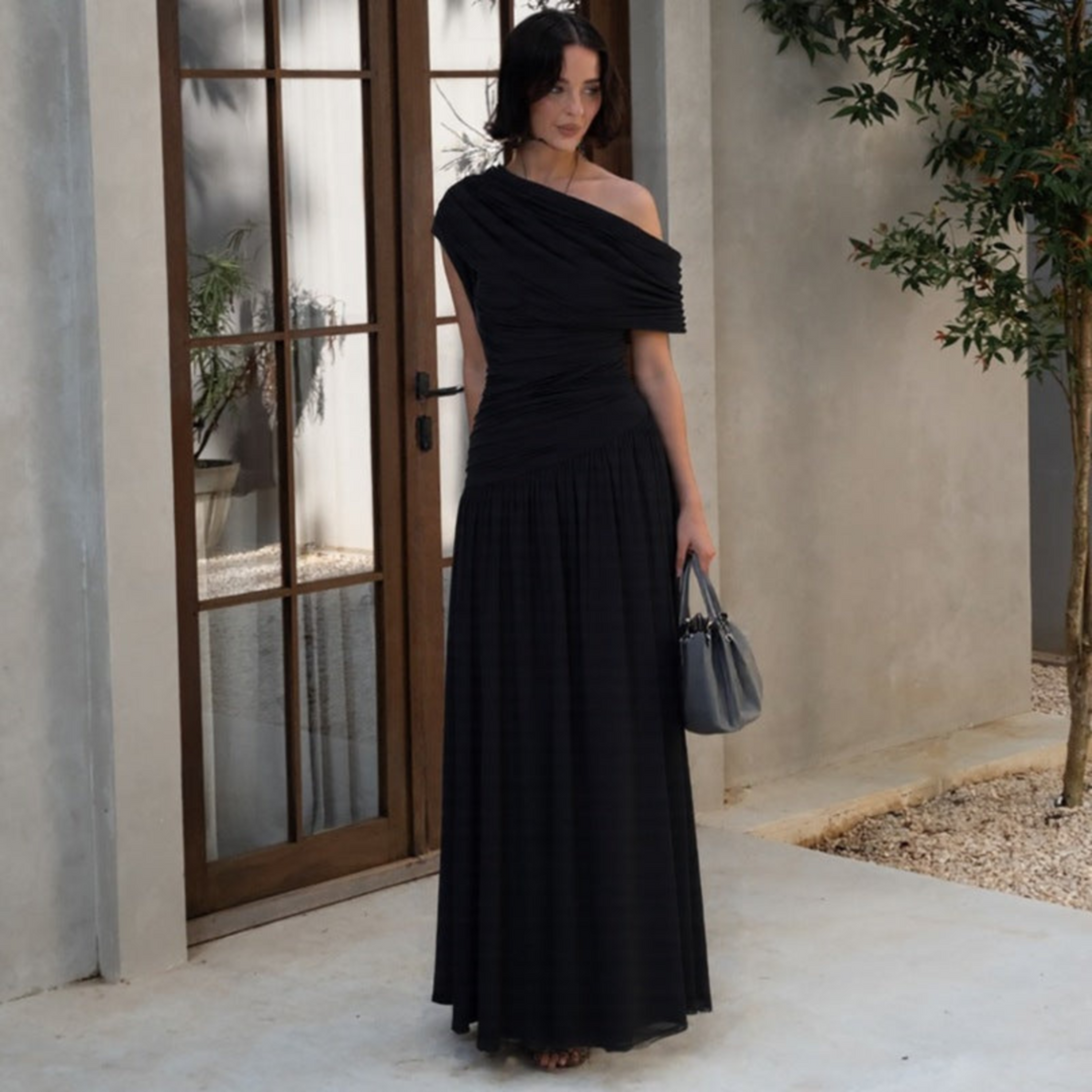 Amara | One Shoulder Maxi Dress