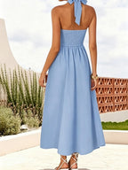 Camisoles Halter Backless Temperament Maxi Dresses