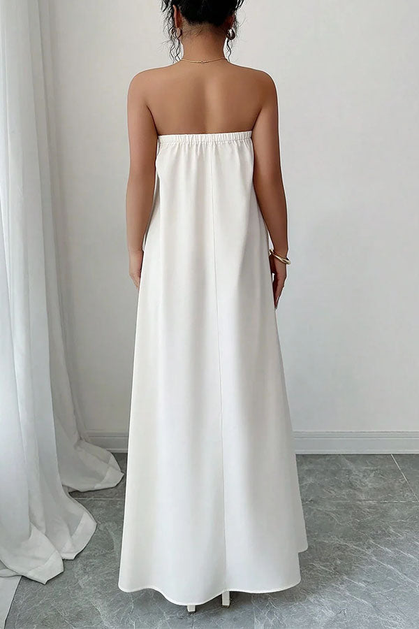Florence Romantic Floral Tube Dress