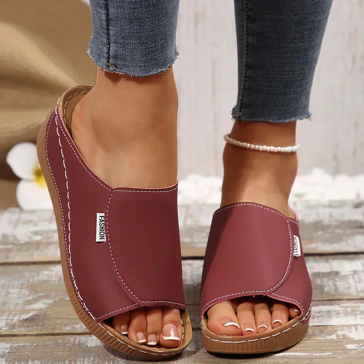 | Slip-On Sandals