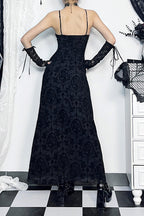 Cross Strap Bodycon Gothic Dress