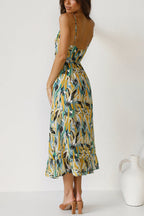 Rocío Chic Colorful Midi Dress Elevated Occasion Wear