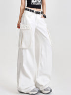 Loose-Fitting Straight Boyfriend Jeans