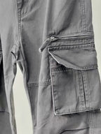 Washed Vintage Baggy Cargo Jeans