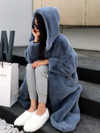 Faux Fur Coats For Women Hooded Winter Eco-friendly Long Jacket 2026