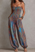 Maya Boho Chic Patchwork Jumpsuit