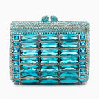 Sky Blue Victoria Crystals Clutch