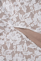 Sweetheart Corset Spaghetti Strap Floral Lace Bodycon Maxi Dress