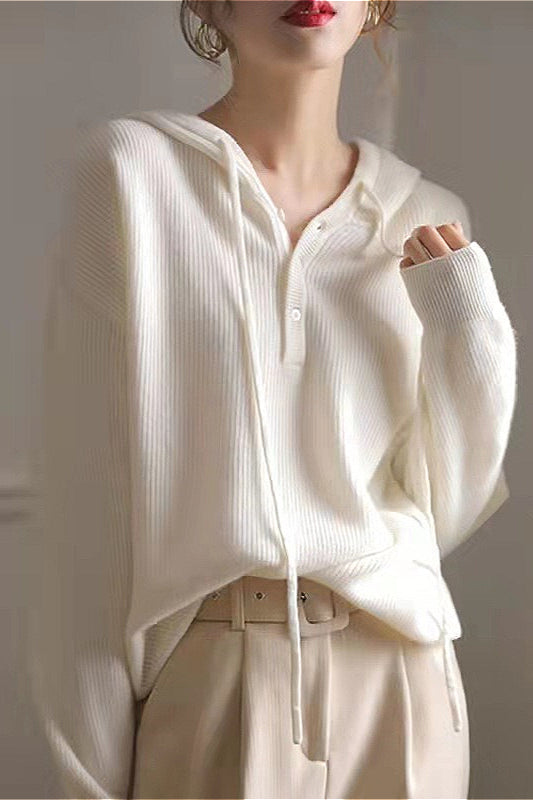 Loose Knit Hoodie