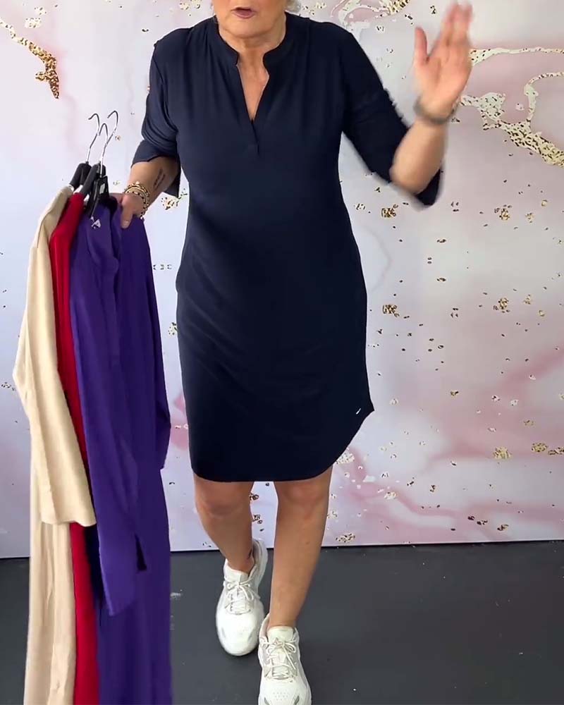 Ruth Exclusive V Neck Dress Evening Wear Edit