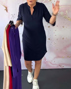 Ruth Exclusive V Neck Dress Evening Wear Edit