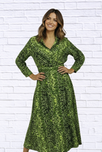 Leopard Wrap dress