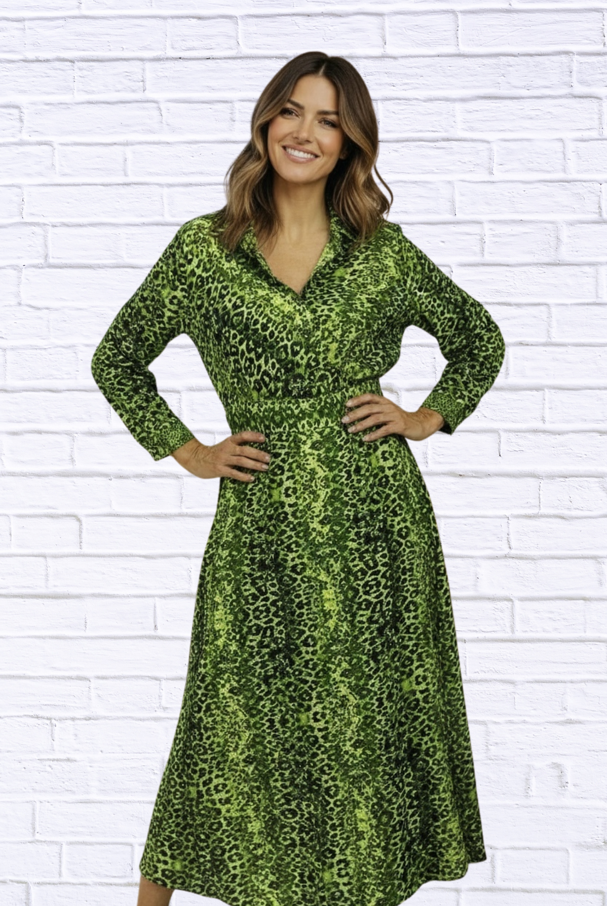 Leopard Wrap dress