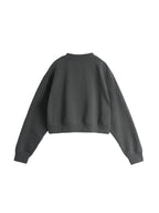 Contrast Color Letter Print Oversized Hoodie